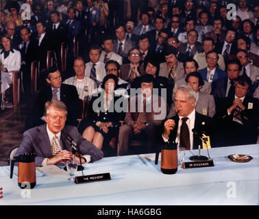 Il presidente Carter National Park in Georgia onora il 39° presidente degli Stati Uniti, Jimmy Carter. Comprende il luogo di nascita, la casa e la biblioteca presidenziale, offrendo una visione completa della sua vita e dei suoi contributi alla nazione. Foto Stock