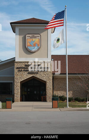 6831985151 eddiesfisheriesfws Wolf Creek National Fish Hatchery Visitor Center. USFWS Foto Stock