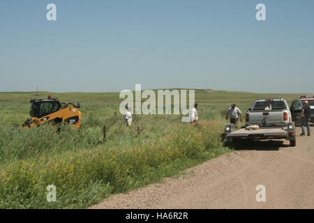 I progetti del FWS Recovery Act si concentrano sulle iniziative di restauro ecologico e conservazione della fauna selvatica finanziate attraverso l'American Recovery and Reinvestment Act. Questi progetti mirano a migliorare la qualità degli habitat, migliorare le popolazioni di specie e sostenere una gestione ambientale sostenibile in tutti gli Stati Uniti. Foto Stock