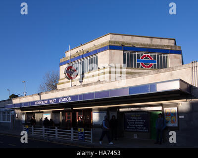 Hounslow West Stazione della Metropolitana Foto Stock