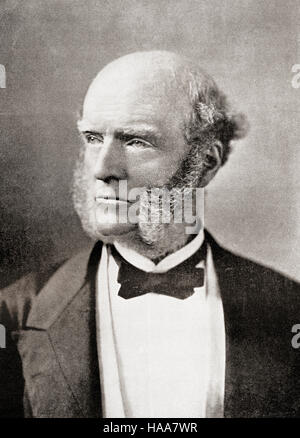 Thomas Hughes , 1822 - 1896. Avvocato inglese, giudice, autore e politico. Foto Stock