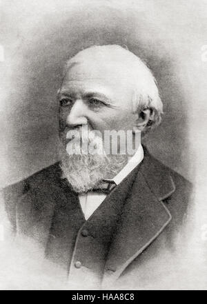 Robert Browning, 1812 - 1889. Inglese poeta e drammaturgo. Foto Stock