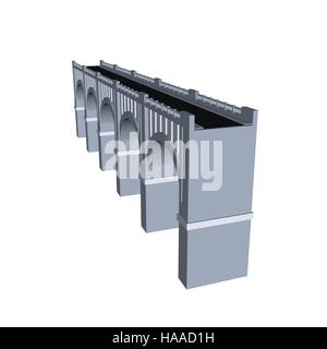 Ponte. Isolato su sfondo bianco. Illustrazione Vettoriale. Illustrazione Vettoriale