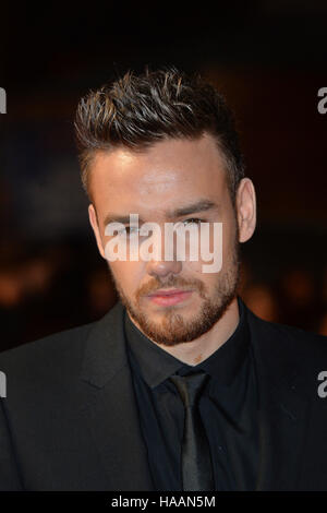 Liam Payne frequenta la prima mondiale "Io sono Bolt" a Odeon Leicester Square, Londra. PREMERE ASSOCIAZIONE foto. Data foto: Lunedì 28 novembre, 2016. Vedere la storia del PA sport Bolt. Il credito fotografico deve essere: Matt Crossick/PA Wire. Foto Stock