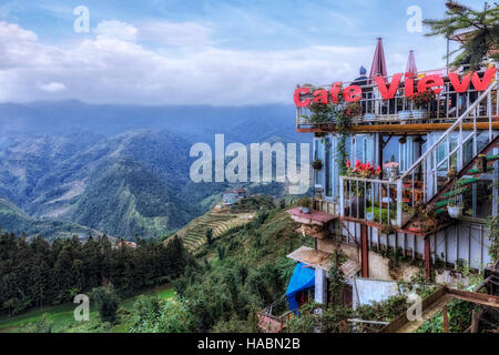 Terrazze di riso, Lao Chai, Sapa, il Vietnam Asia Foto Stock