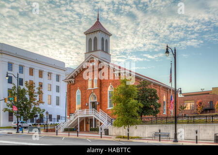Il Dexter Avenue King Memorial chiesa battista a Montgomery, Alabama. Foto Stock