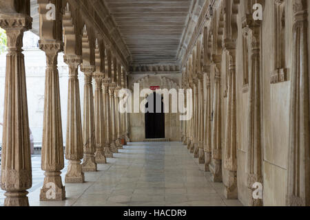 Gli interni, City Palace di Udaipur, Rajasthan, India Foto Stock