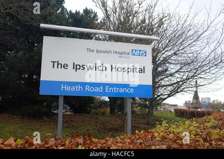Ipswich Hospital - esterno del Garrett Anderson Center, Heath Rd, Ipswich IP4 5PD Foto Stock