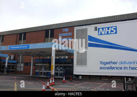 Ipswich Hospital - esterno del Garrett Anderson Center, Heath Rd, Ipswich IP4 5PD Foto Stock