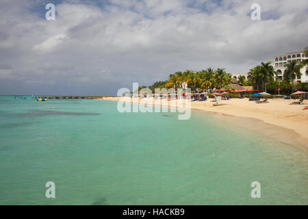 Doctor's Cave Beach, Montego Bay, Giamaica, dei Caraibi. Foto Stock