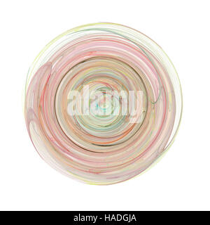 Abstract cerchio frattale computer immagine generata Foto Stock