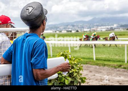 HIPPODROME DE CARRERE Race Track, LE LAMENTIN, Martinica, ANTILLE FRANCESI, Francia Foto Stock