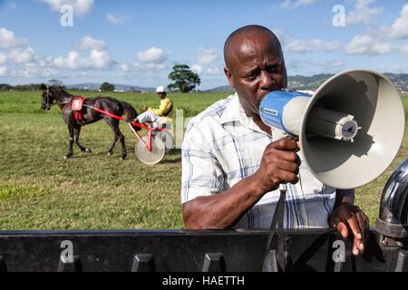 HIPPODROME DE CARRERE Race Track, LE LAMENTIN, Martinica, ANTILLE FRANCESI, Francia Foto Stock