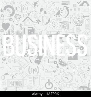 Un grande insieme di business elementi grafici per la progettazione di siti web, presentazioni, articoli, rapporti e social media. Isolato su sfondo bianco. Illustrazione Vettoriale