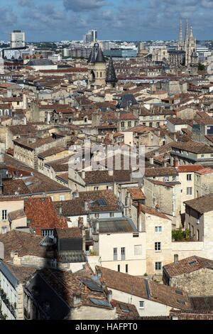Illustrazione della città di Bordeaux, (33), GIRONDE Aquitaine, Francia Foto Stock