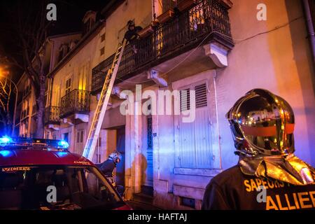 I vigili del fuoco di Allier, MOULINS SUR ALLIER, (03) Allier, Avergna Foto Stock