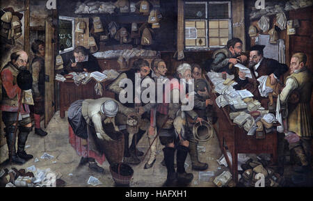 Village Lawyer 1621 di Pieter Brueghel il più giovane o Pieter Bruegel il più giovane 1564-1638 Foto Stock