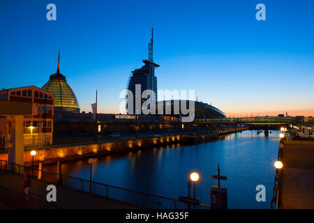 Atlantic Sail City e Klimahouse, Bremerhaven, Germania Foto Stock