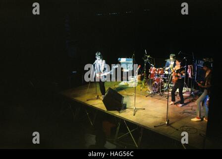 Telefono francese rock band live concerto Philippe Gras / Le Pictorium Foto Stock