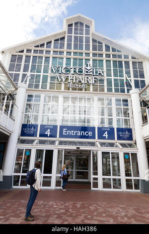 Centro commerciale Victoria Wharf, Cape Town Waterfront, Sud Africa Foto Stock