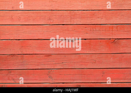 Texture di rosso listoni in legno Foto Stock