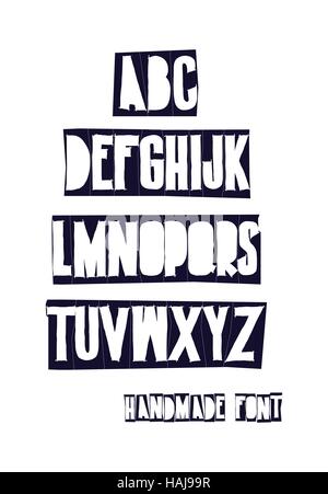 Disegnata a mano lettere Illustrazione Vettoriale