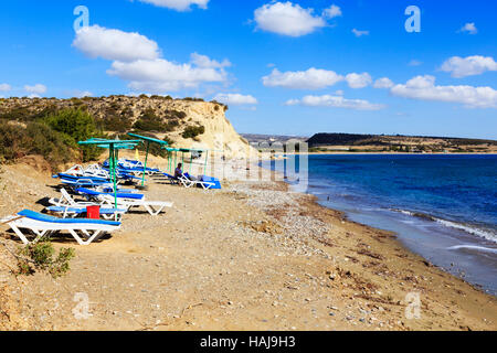 Melanda beach, vicino Pissouri, Cipro. Foto Stock