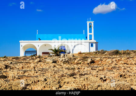 La Cappella di Agia Thekla, sulla strada per Ayia Napa, Cipro Foto Stock