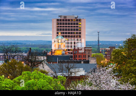 Macon, GEORGIA, STATI UNITI D'AMERICA downtown cityscape. Foto Stock