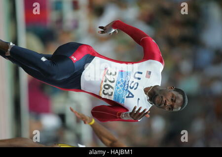 JUSTIN GATLIN USA Atene GRECIA 24 Agosto 2004 Foto Stock