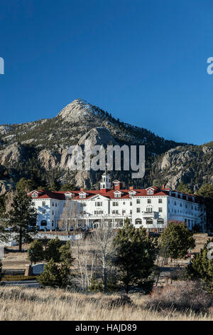 La Stanley Hotel, Estes Park, COLORADO, Stati Uniti d'America Foto Stock