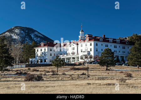 La Stanley Hotel, Estes Park, COLORADO, Stati Uniti d'America Foto Stock