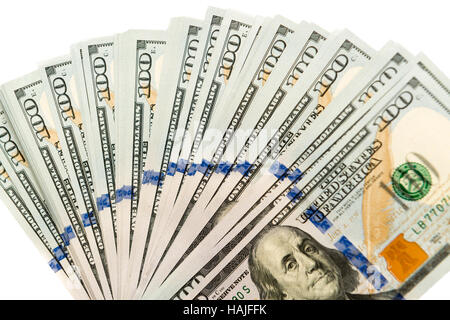 Molte centinaia di fatture del dollaro pr banconote diffusione Foto Stock