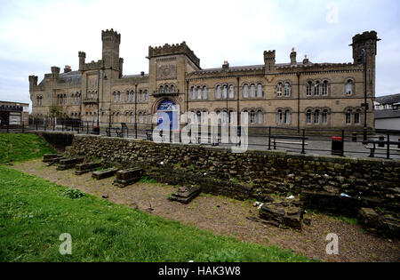 Caserma del castello e Armeria, Bury, Lancashire. Foto di Paolo Heyes, giovedì 01 dicembre, 2016. Foto Stock