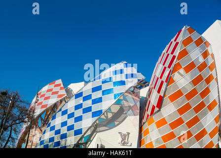 Louis vuitton Fondazione Museo Parigi Francia Foto Stock