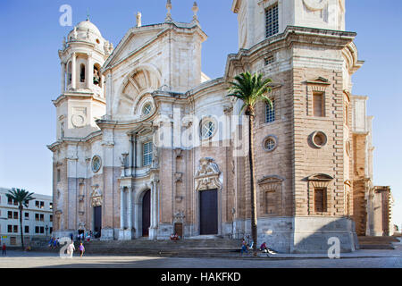 Cattedrale, Plaza de la Catedral, Cadice, Andalusia, Spagna, Europa Foto Stock