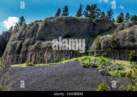 Sul Hellroaring Trail nel Parco Nazionale di Yellowstone Foto Stock