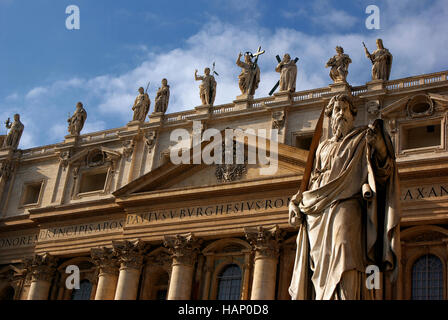 La Cattedrale di San Pietro, Roma, Italia Foto Stock
