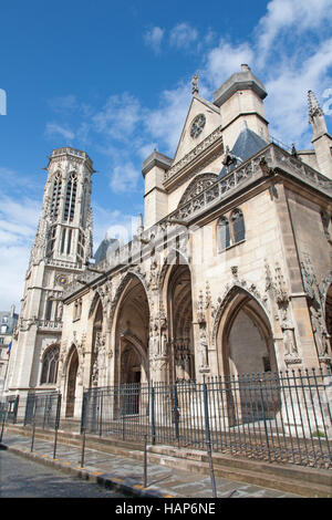 Parigi - chiesa gotica Saint Germain-l'Auxerrois Foto Stock