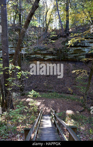 Devil's Conca Nature Preserve, Menomonie, Wisconsin Foto Stock