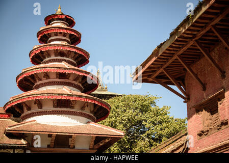 Palazzo torre in Kathmandu Durbar Square Foto Stock