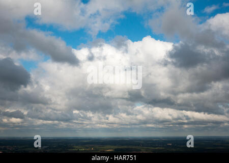 Nuvole vista dall'aereo Foto Stock