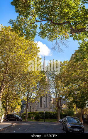 Londra chiesa di San Giovanni Evangelista a Notting Hill Foto Stock