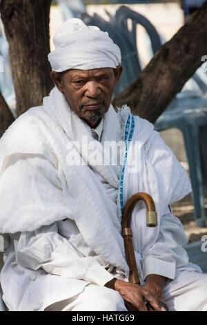 Etiope festival ebraico chiamato Siged avviene a Gerusalemme, Israele Foto Stock