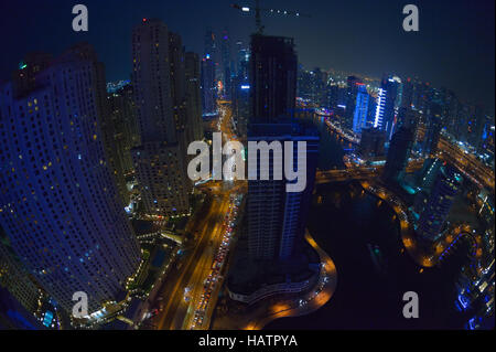 L'Intercontinental Hotel, Dubai Marina Emirati Arabi Uniti Foto Stock