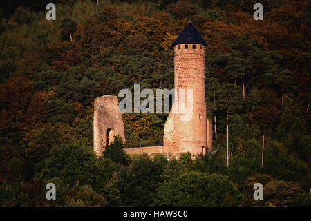 Il castello di Kirkel, Kirkel, Saaland, Germania Foto Stock