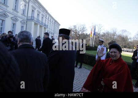 Il Presidente indonesiano Yudhoyono a Berlino. Foto Stock