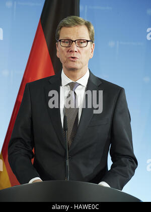 FM tedesco Westerwelle Foto Stock