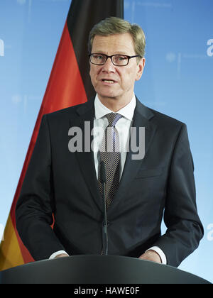 FM tedesco Westerwelle Foto Stock