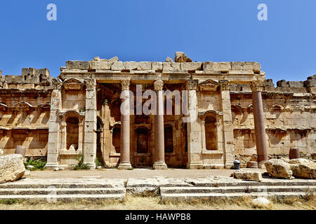 Grande Corte - Baalbek, Libano Foto Stock